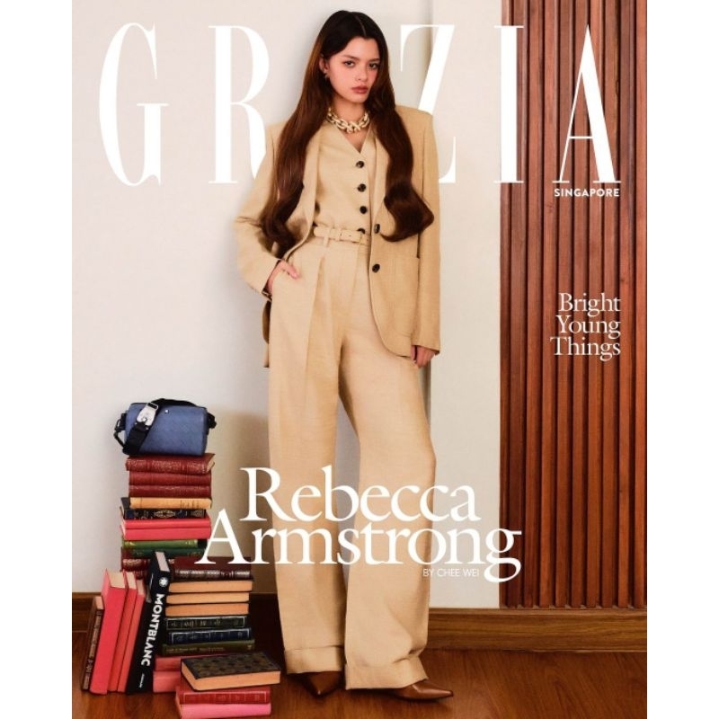 พร้อมส่งแล้วจ้า นิตยสาร GRAZIA​ SINGAPORE (August​ issue)​ ปก #เบคกี้รีเบคก้า​ #Beckysangels