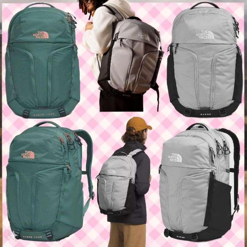 THE NORTH FACE Mochila para laptop Surge Luxe para mujer