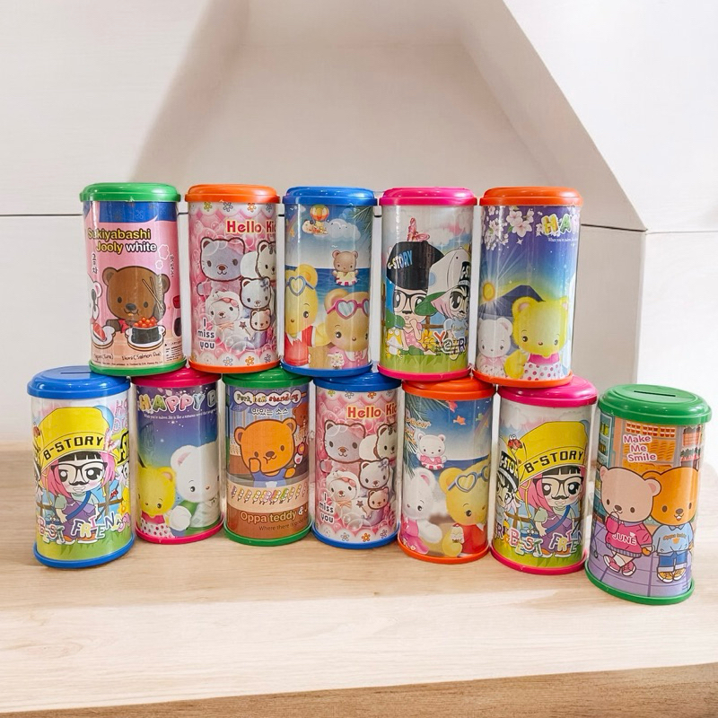 กระปุกออมสิน น้องกลาง แบบยกโหล (12ชิ้น) พร้อมส่ง