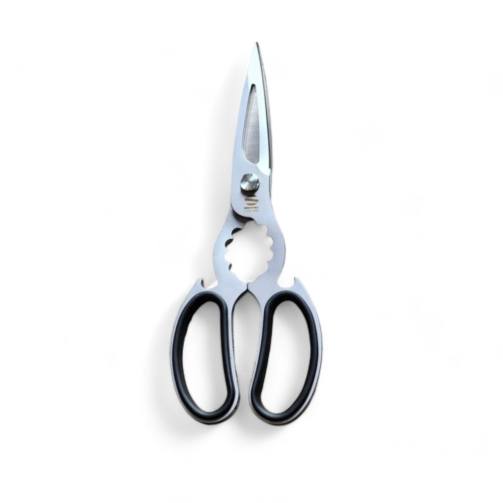 Kitchen Scissors 21 cm. Black handle (กรรไกรตัดอาหาร)