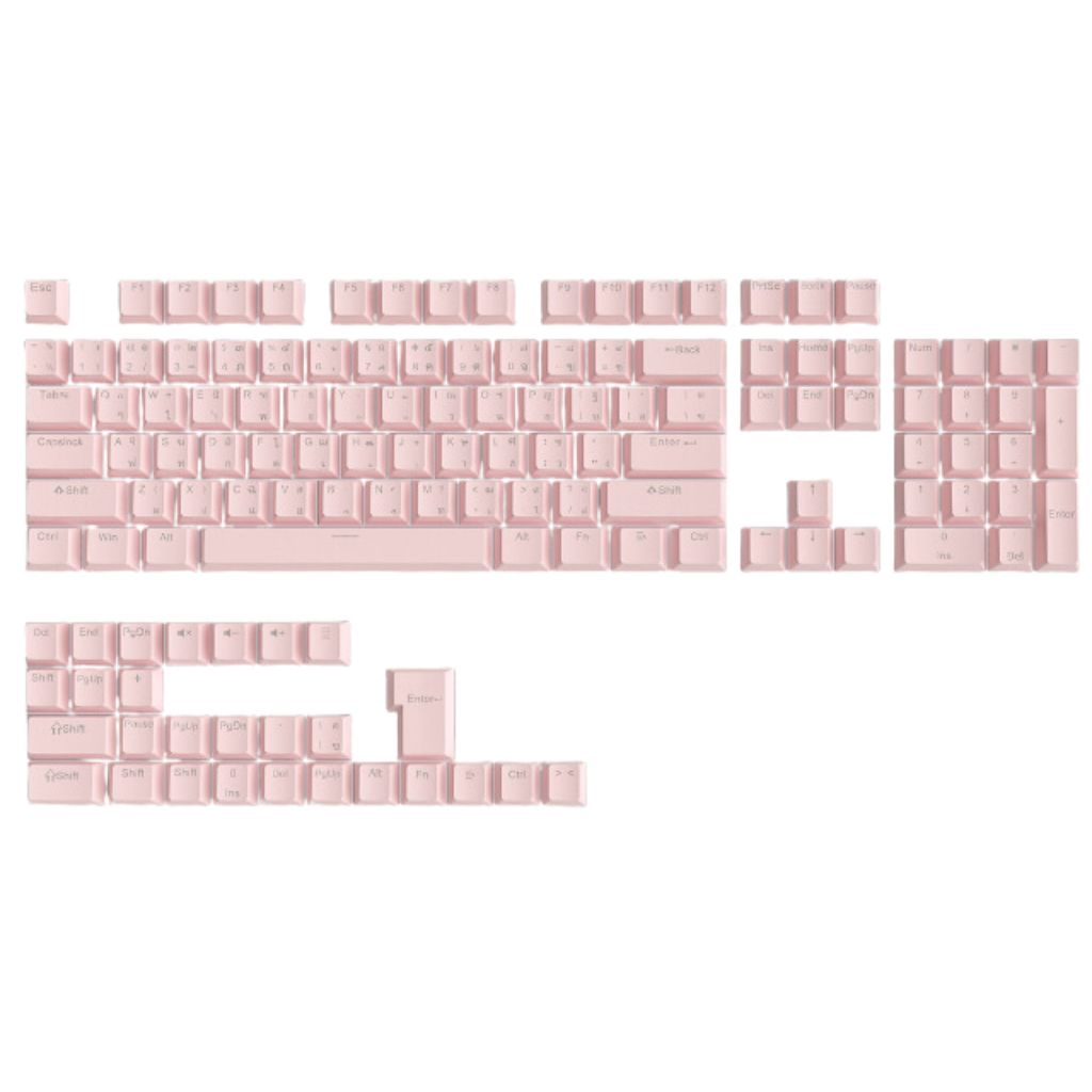 [โค้ดคุ้มลด 20%] Keycap ไทยไฟลอด 104 ปุ่ม คีย์แคปไทยไฟลอด Keycap Thai ไฟลอด Mechanical Keyboard รูปที่ 5