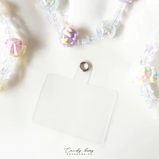 [พร้อมส่งในไทย] แผ่นใสพลาสติกคุณภาพดี ใช้สำหรับคล้องสายห้อยโทรศัพท์ *ยอดรวมออเดอร์ขั้นต่ำ20บาทจึงจะจัดส่งนะคะ* No.DIY-0