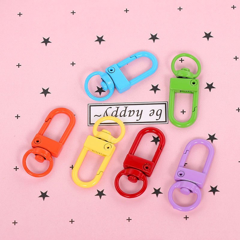 ตะขอU ตัวยูU มี 12 สี (10บาท/ชิ้น) สีสันสดใส ห้อยพวงกุญแจ ห้อยตุ๊กตา
