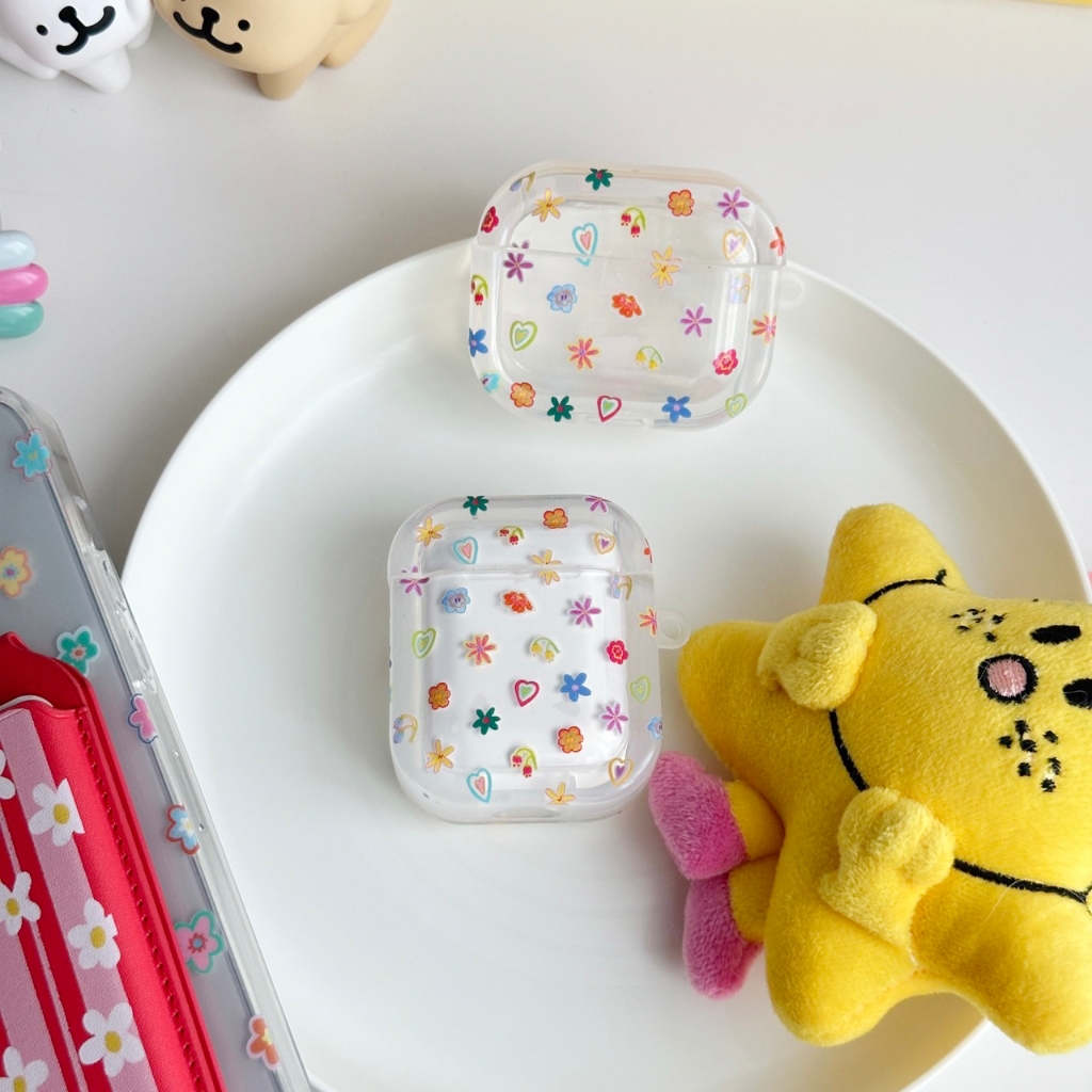 amuse.stuff-airpods case many flower เคสแอร์พอร์ตลายดอกไม้
