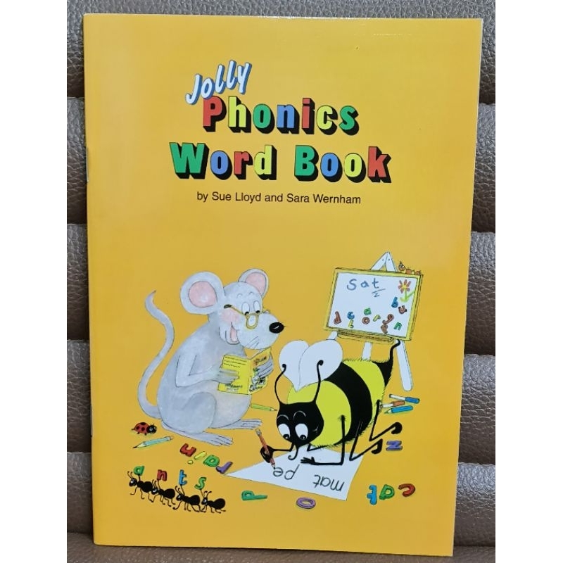 ปกเหลือง Jolly phonics words book หนังสือเริ่มต้นหัดสะกดคำ