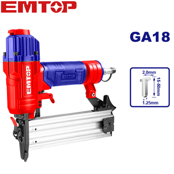 EMTOP เครื่องยิงแม็กลม  เครื่องยิงตะปูลม ขาเดี่ยว รุ่น ECBN155001 ( Nail Concrete Nailer )มันเข้ามือ