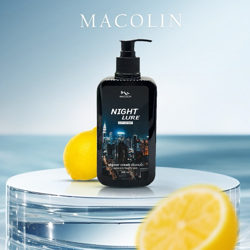 (1 ขวด)MACOLIN ครีมอาบน้ำ NIGHT LURE CITY SPORT SHOWER CREAM 300ml