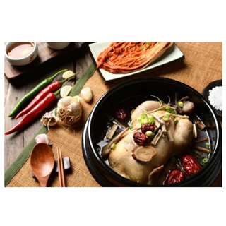 ไก่ตุ๋นโสมเกาหลี เครื่องโสมพร้อมปรุง 1ชุด 70g ซัมกเยทัง 삼계탕 Samgyetang