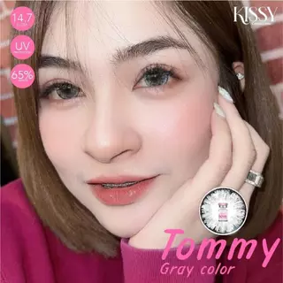 มีค่าสายตา 💋 kissylens Tommy Gray Brown black 💋 บิ๊กอาย สุดปัง คอนแทคเลนส์ รายเดือน