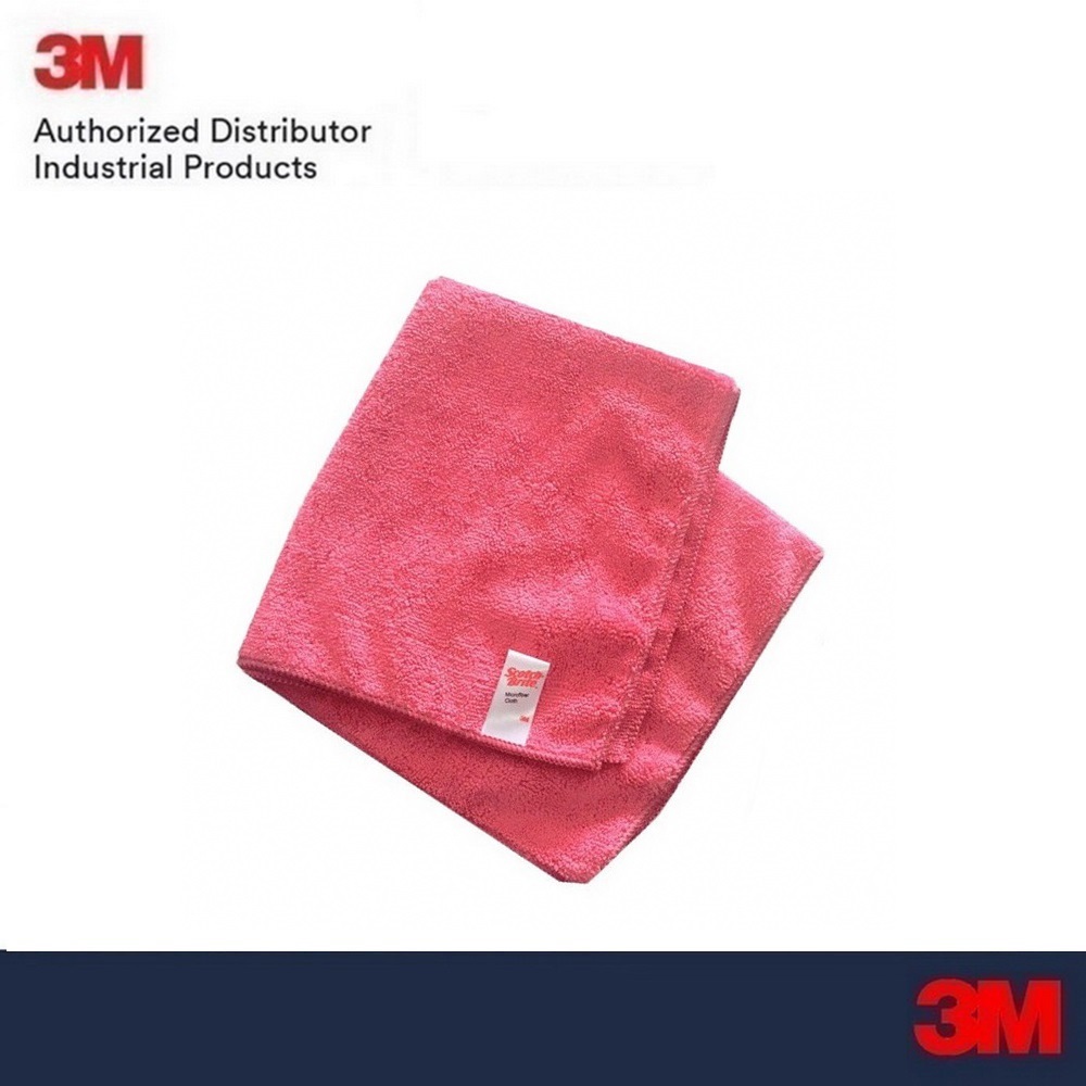 3M Microfiber (1 ผืน) ผ้าไมโครไฟเบอร์ ทำความสะอาด 40x40ซม.