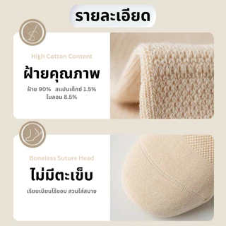 ถุงเท้าโยคะ พิลาทิส เกรดพรีเมี่ยม มีรองพื้นกันลื่น เนื้อผ้านุ่ม ระบายอากาศได้ดี