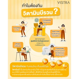 Vistra B-Complex Plus Minerals (30 Tablets) แพ็คคู่ 36 กรัม