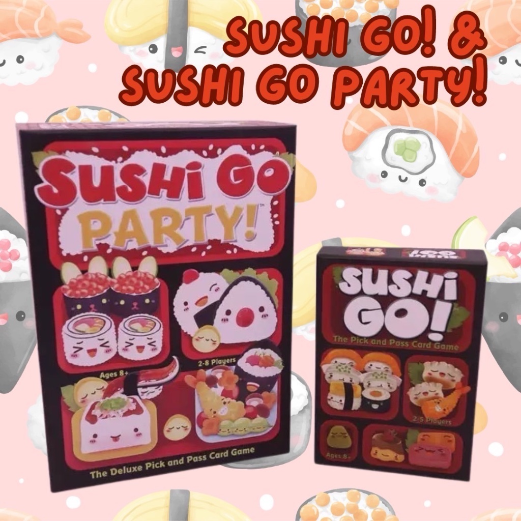 การ์ดเกม Sushi Go & Sushi Go Party ของเล่นเด็ก card game ซูชิ