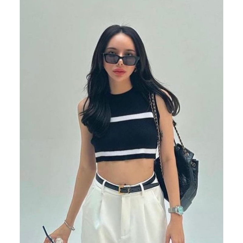 napatvoguebkk medi navy top