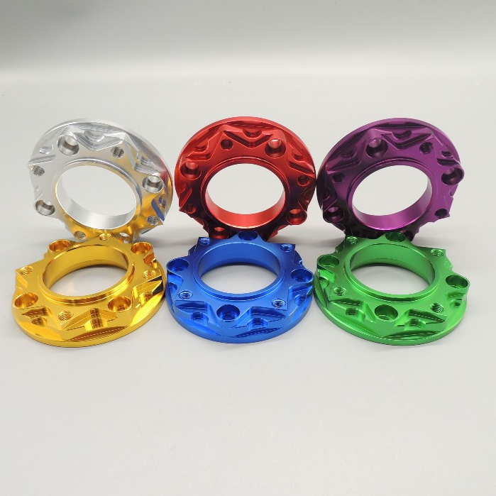 สเปเซอร์รองจาน แผ่นรองจาน 4รูออก4 CNC สำหรับรถรุ่น เวฟ110i/125s/เวฟ125R/เวฟ125i/เวฟ100s