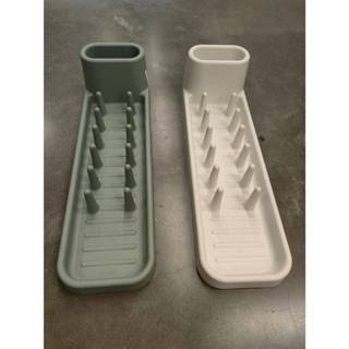 STÄMLING สแตมลิง ที่คว่ำจาน, ออฟไวท์/  เทาเขียว 48 ซม.