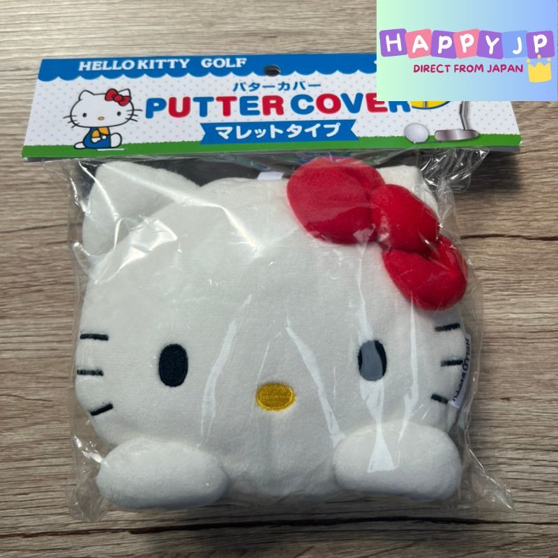 ที่ครอบหัวพัตเตอร์ Hello Kitty สีขาว รุ่น KTPT001 จาก MIND น่ารัก ทรงมาตรฐาน เหมาะแฟนกอล์ฟและสะสม