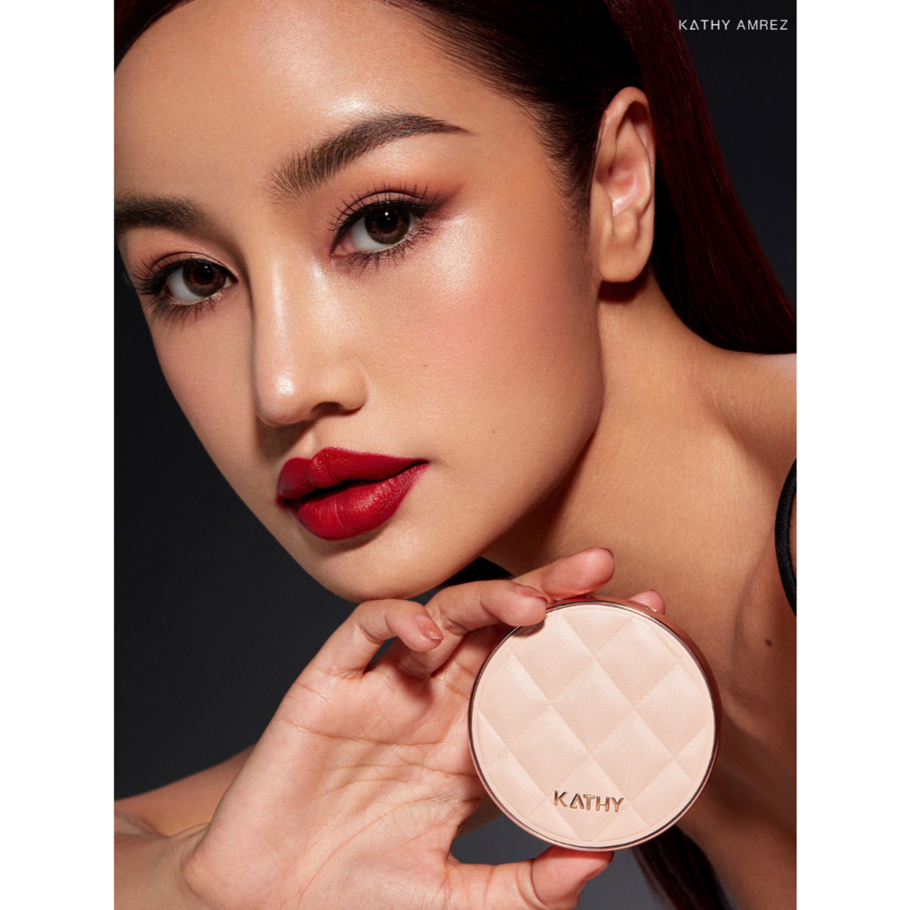 พร้อมส่ง แป้งพัฟกระแต แป้งกระแต Kathy onstage perfect skin powder ปกปิด แป้งกันน้ำ แป้งติดทน แป้งสะท้อนแสงกระแต