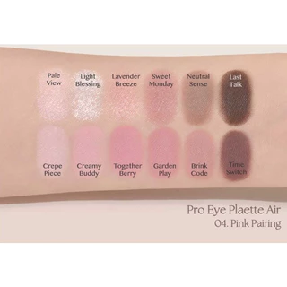CLIO PRO EYE PALETTE AIR อายแชโดว์สีแน่น เนื้อนุ่ม เบาสบาย 12 สี