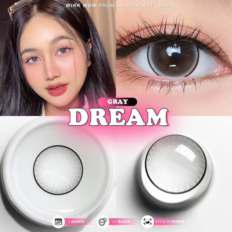 คอนแทคเลนส์ Wink  Dream  (Big) บิ๊กอาย ลายดรีม ราคา ถูกที่สุด ดีลบีเคเค
