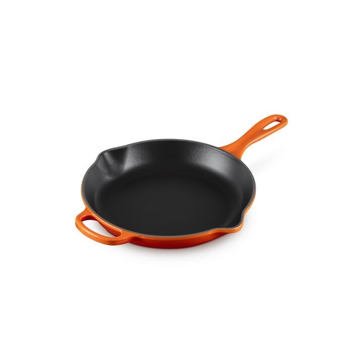 กระทะทรงกลมมีด้ามจับขนาด 26CM สีส้ม SIGNATURE ROUND SKILLET 26CM FLAME