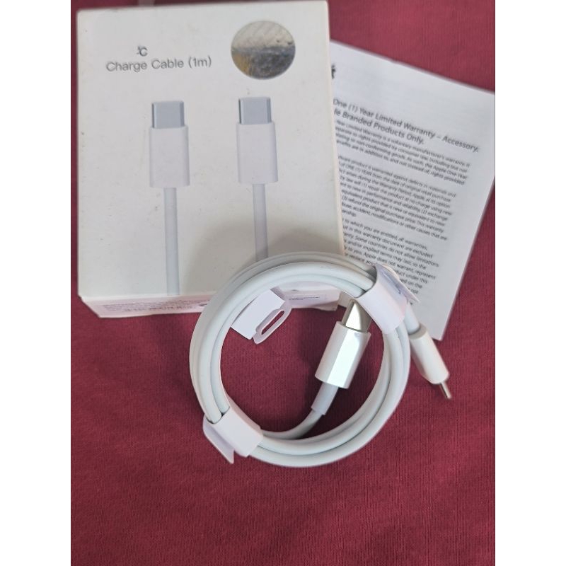 สายชาร์จ Type-c To usd-c 20w.สินค้าพร้อมกล่อง+คู่มือ ความยาว1เมตร