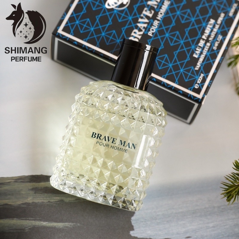 SHIMANG [ซื้อ 1 แถม 1]Brave Man Pour Homme น้ำหอมที่มีเสน่ห์สำหรับผู้ชาย Body Mist น้ำหอมโคโลญจ์น้ำหอม Gentry Man น้ำหอม