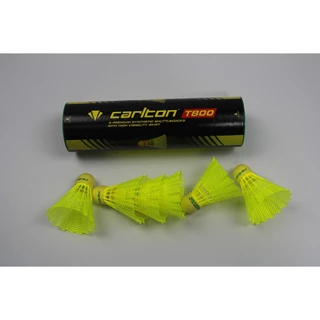 SKA (ของแท้100%) ลูกแบด ลูกแบดพลาสติก CARLTON T800 ฝาเขียว ลูกเหลือง(จำนวน 6 ลูก) ราคาโรงงาน