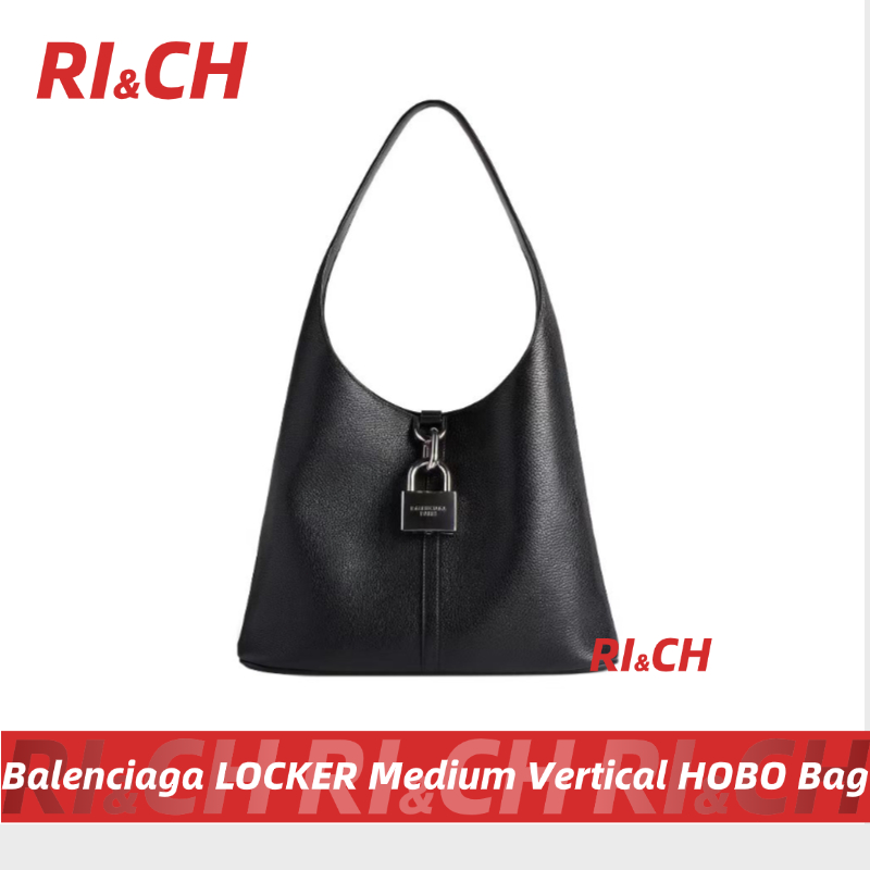 Balenciaga LOCKER Medium Vertical HOBO Bag หลงทาง #Rich ราคาถูกที่สุดใน Shopee แท้💯