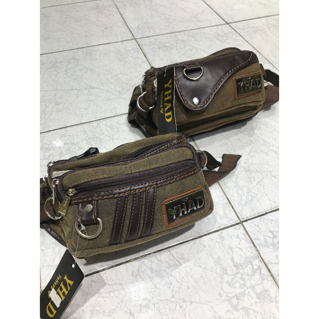 [ติดตามลด10%] พร้อมส่ง Morphiz กระเป๋าคาดเอว กระเป๋าผู้ชาย กระเป๋าสะพายอก ผ้าแคนวาส ผ้ากระสอบ ป้ายเหล็ก ราคาโรงงาน