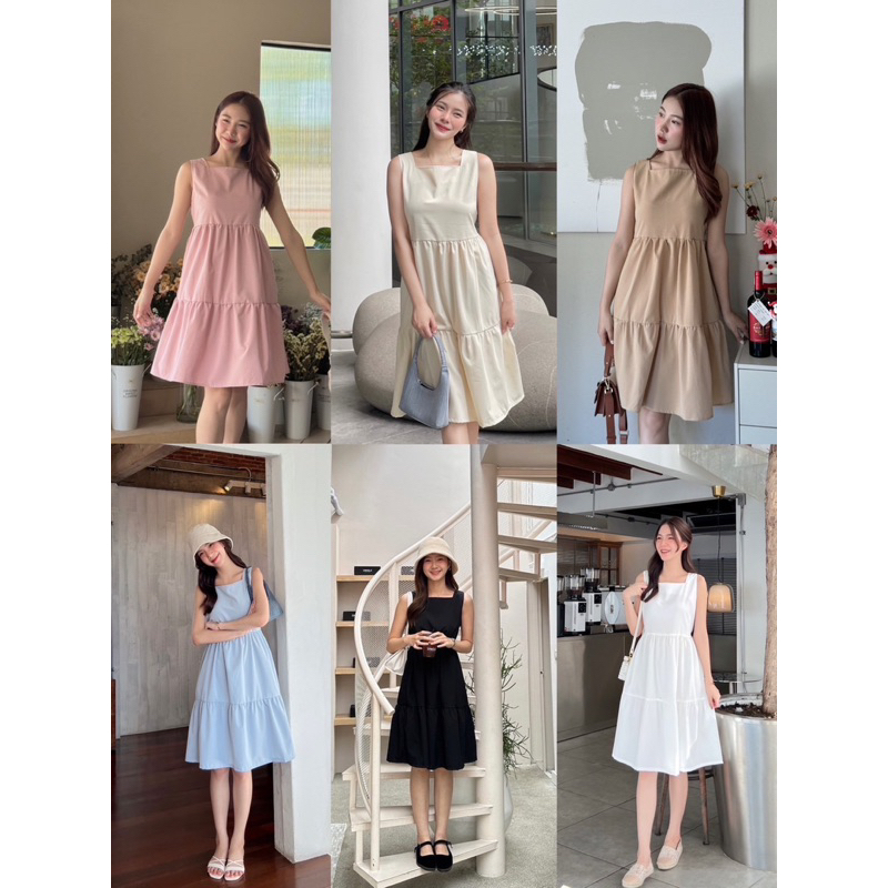 ker_085# plain dress.