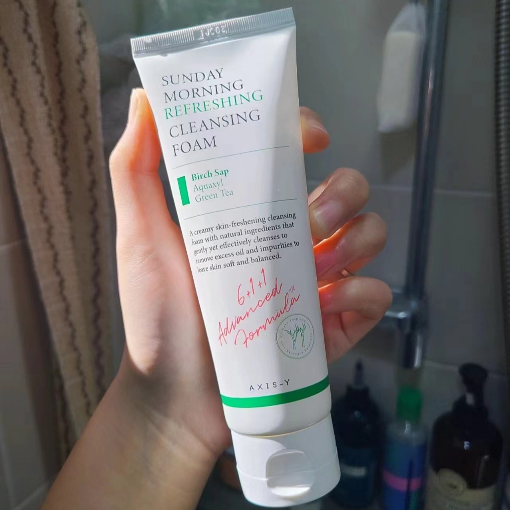 AXIS-Y Sunday Morning Refreshing Cleansing Foam 120mlผลิตภัณฑ์ทำความสะอาดผิว