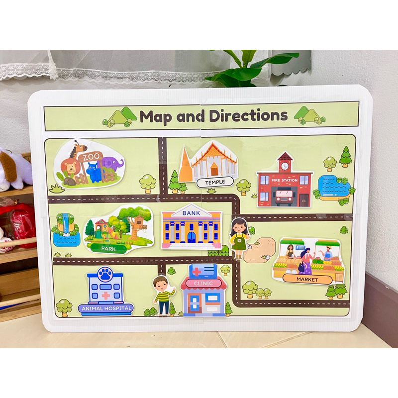 สื่อสำเร็จรูป map and directions