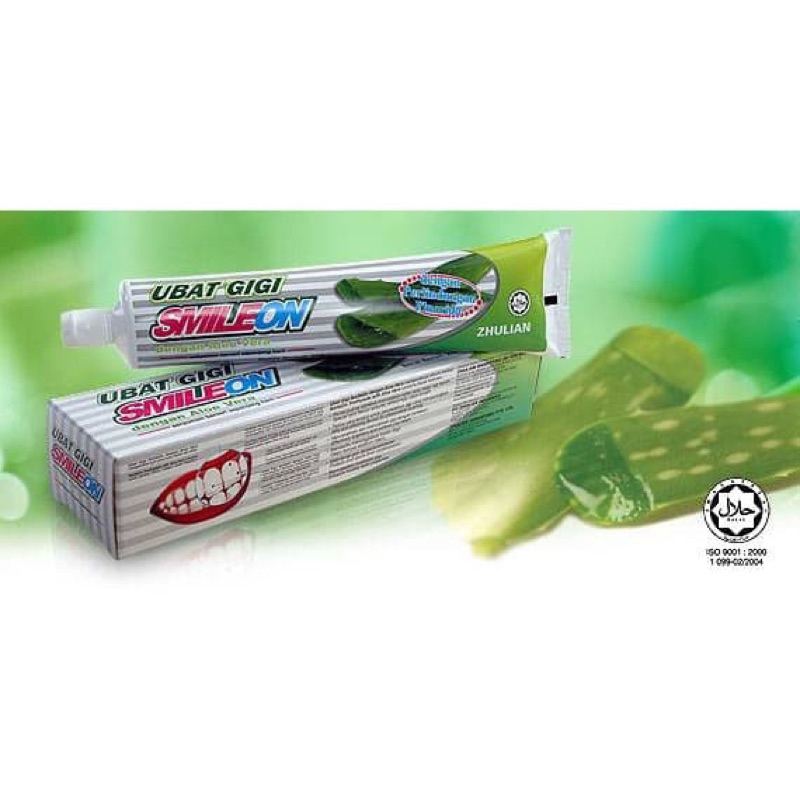 Zhulian Smileon ยาสีฟันว่านหางจระเข้ ขนาด 250 กรัม