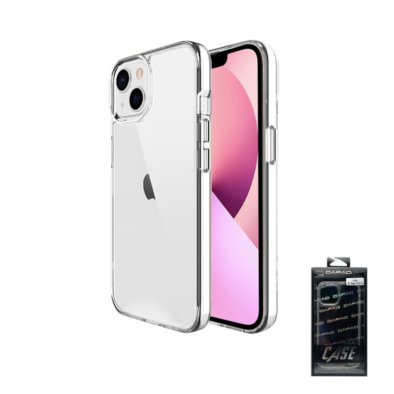 Dapad Glass case เคสใสหลังกระจก 16 PRO MAX 16 PLUS 16 PRO 15 14 13 PRO MAX 13 MINI 11 12 7/8 XS XR X XS MAX เคสใสไอโฟน