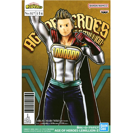 Figure Mirio Togata My Hero Academia AGE OF HEROES LEMILLION II ของแท้จากญี่ปุ่น