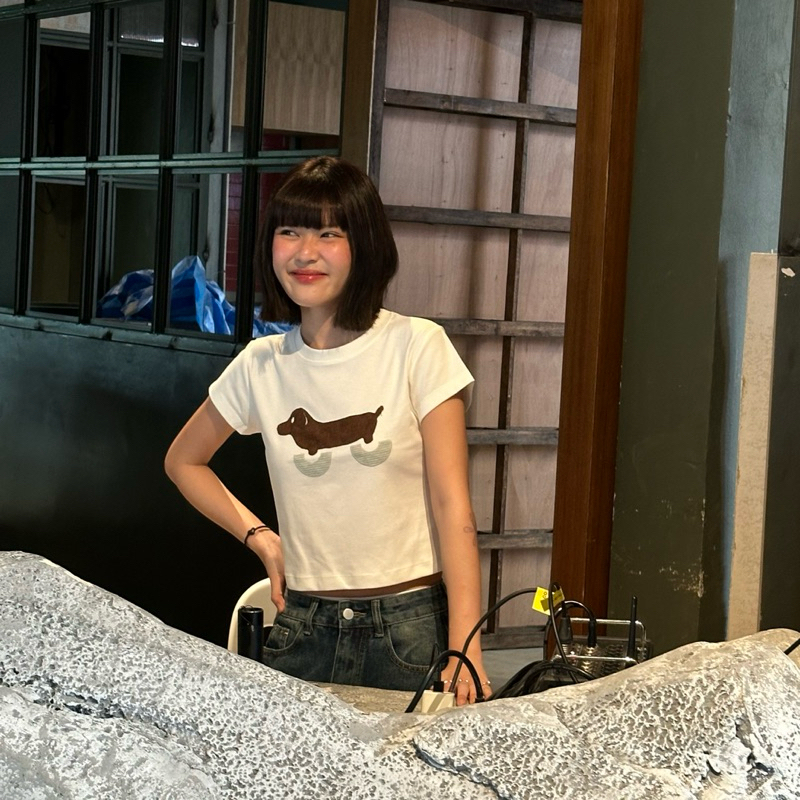 เสื้อเบบี้ที Dacshund baby tee ver.02 🍅