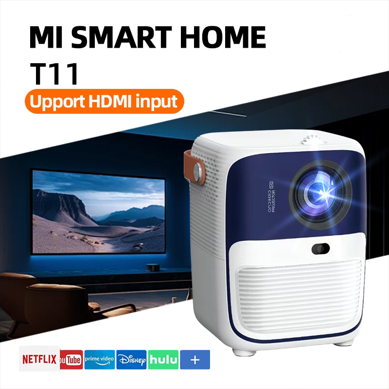 2024 New โปรเจคเตอร์ โปรเจคเตอร์โทรศัพท์มือถือ หน้าจอเดียวกัน HD 1080P มินิโปรเจคเตอร์ สำนักงานที่บ้