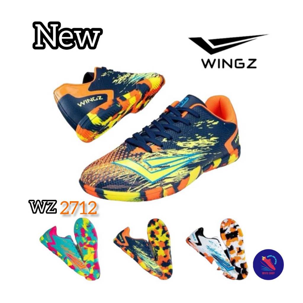WINGZ รองเท้าฟุตซอล รุ่น WZ 2712 กีฬา ใส่เที่ยว กิจกรรมกลางแจ้ง ( แบรนด์แท้ )