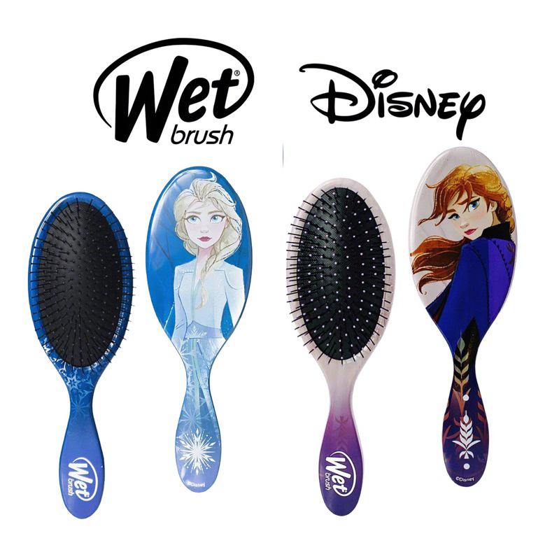 พร้อมส่ง Wet Brush Disney Princess Wholehearted Original Detangler แปรงหวีผมทรงรี รุ่นดิสนีย์ พรินเซส