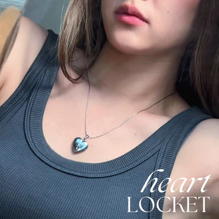 📍ผลิต 5-7 วัน📍heart locket - สร้อยคอ ล็อกเก็ตใส่ภาพ สลักข้อความ จี้ล็อกเก็ต สร้อยล็อกเก็ต ล็อกเก็ต