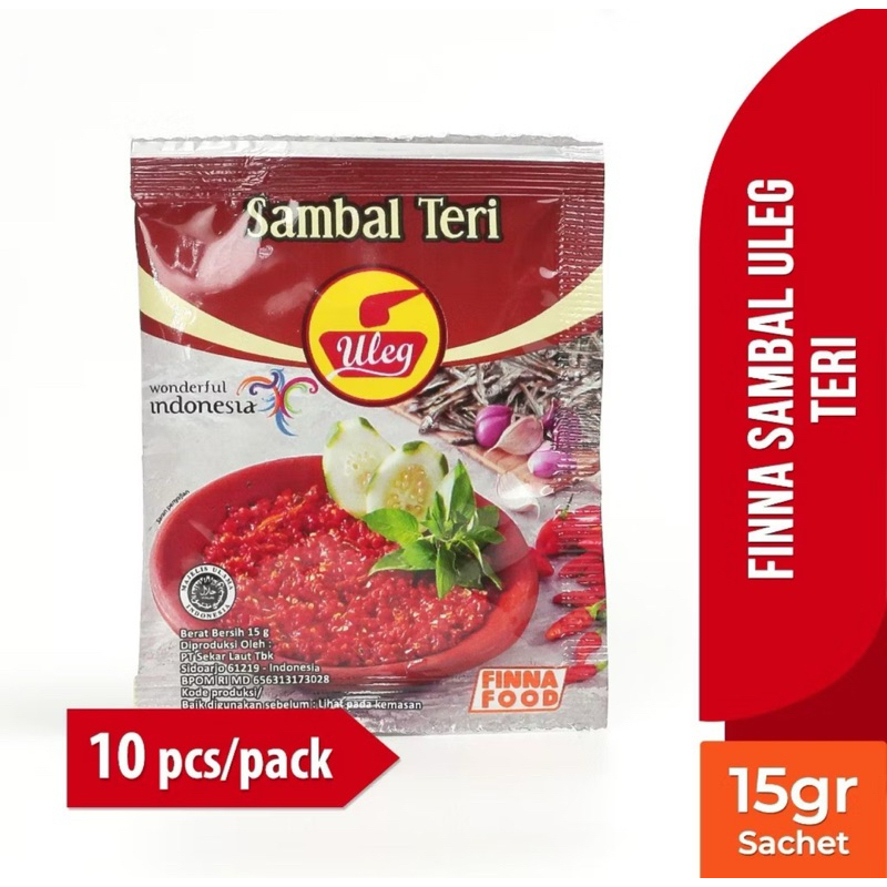Indonesia Sambal Chilli Uleg Finna  @10 Sachets ราคา ถูกที่สุด ดีลบีเคเค แกลเลอรีภาพที่ 7