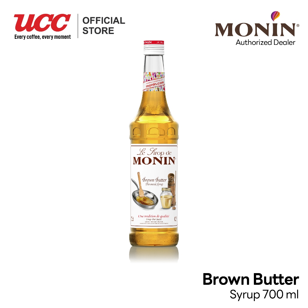 Monin Brown Butter Syrup น้ำเชื่อมกลิ่นบราว์บัตเตอร์ 700 ml.