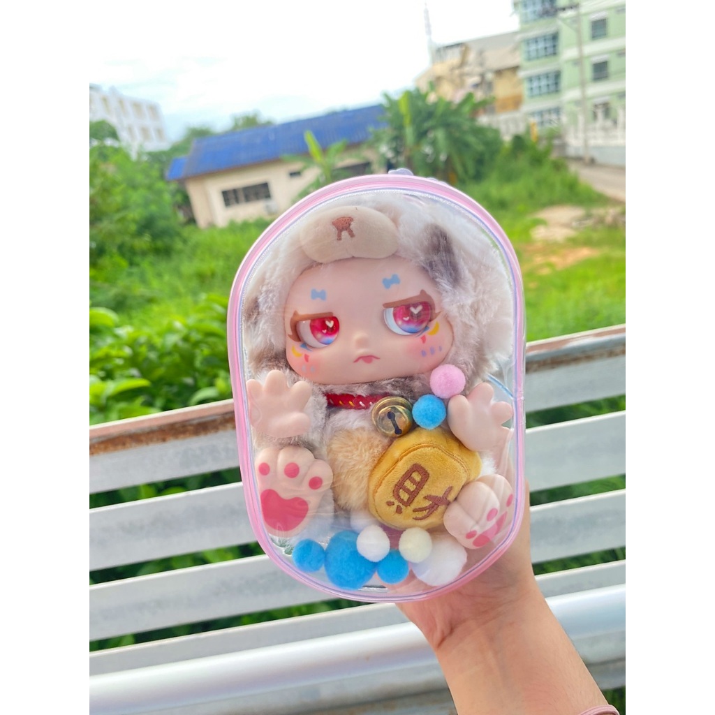 พร้อมส่ง Kimmon v2/ kimmon v7กระเป๋าตุ๊กตา คุณภาพสูง หนา กันฝุ คลัทช ์ PVC โปรงใสคลาสสิก เหมาะสําหรับกิจกรรมกลางแจ ้