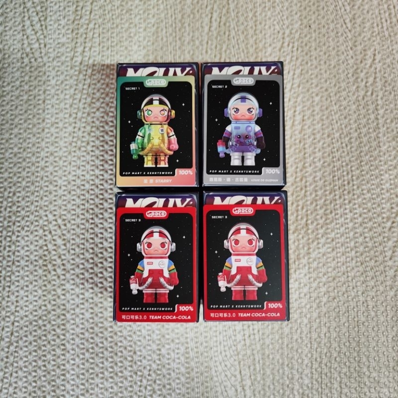 (ปล่อยเท) [Secret] เช็คการ์ด/ไม่แกะซอง Mega Space Molly V.3 กดเองจากPopmart Official ระบุตัว เลือกตัว