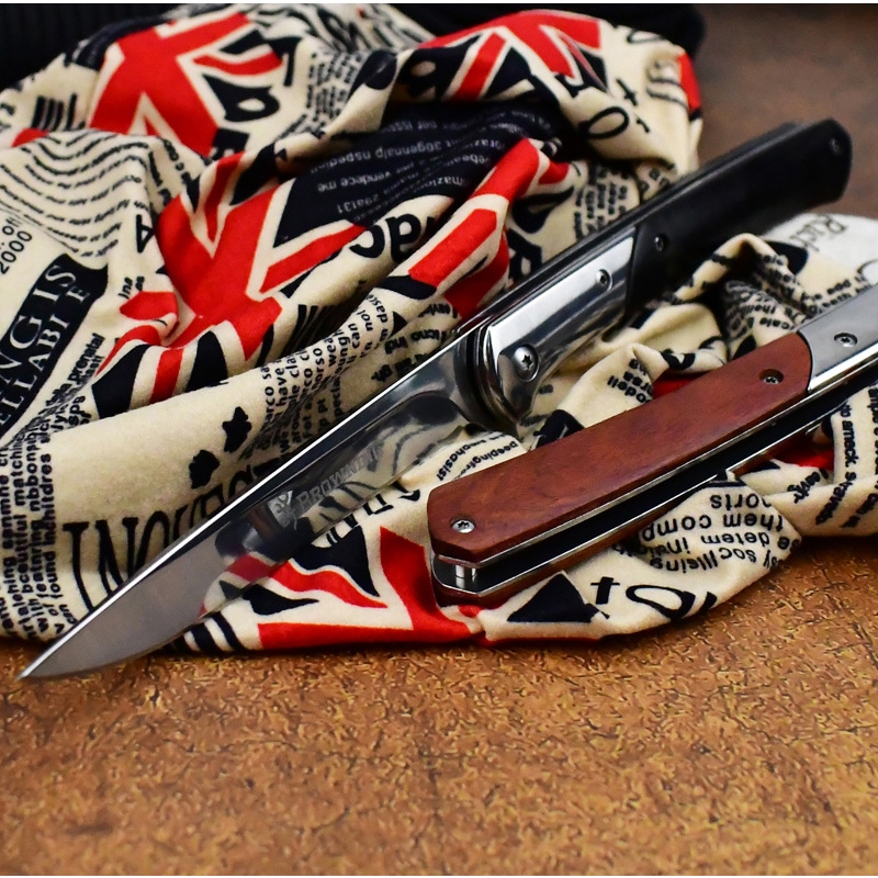 มีดพกพา21.8cm ด้ามไม้ พร้อมซองหนัง PU - รูปที่ 6