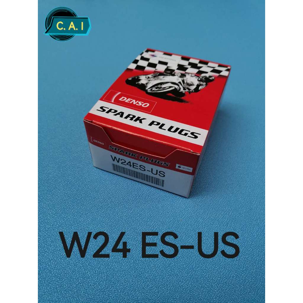 หัวเทียน DENSO รหัสW24ES-USมอเตอร์ไซค์(10หัว/1กล่อง)สำหรับเครื่องยนต์ 2 จังหวะ
