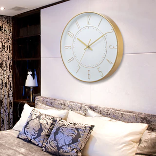 Silent quartz movement นาฬิกาแขวนผนัง -นาฬิกาแขวน วเลขนูน ขนาด 12 นิ้ว นาฬิกาแขวนผนัง นาฬิกทรงกลม