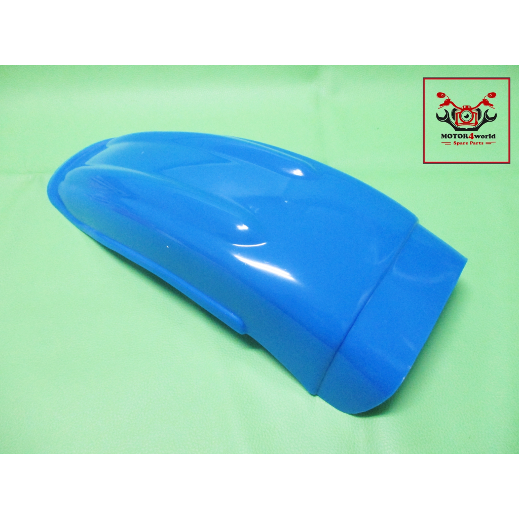 SUZUKI RM100 RM125 RM250 RM400 2610RMW -- REAR FENDER "BLUE" with LOGO // บังโคลนหลัง สีน้ำเงิน