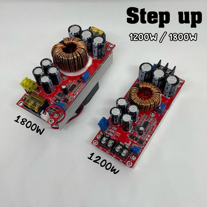 สเต็ปอัพ Step up วงจรเพิ่มแรงดันไฟฟ้า 1200W 1800W Boost Converter DC-DC Step Up โมดูลชาร์จแรงดันไฟ